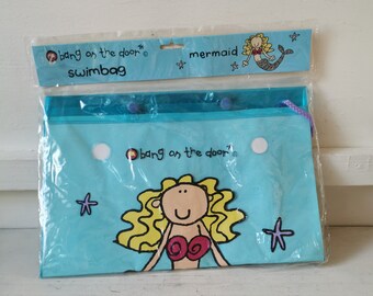 Vintage Bang On The Door Mermaid Beach Swim Bag Holiday Y2K Bag 2003 Brand New