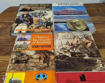 Vintage 1960s/70s Hardback Book Bundle X4 History Books