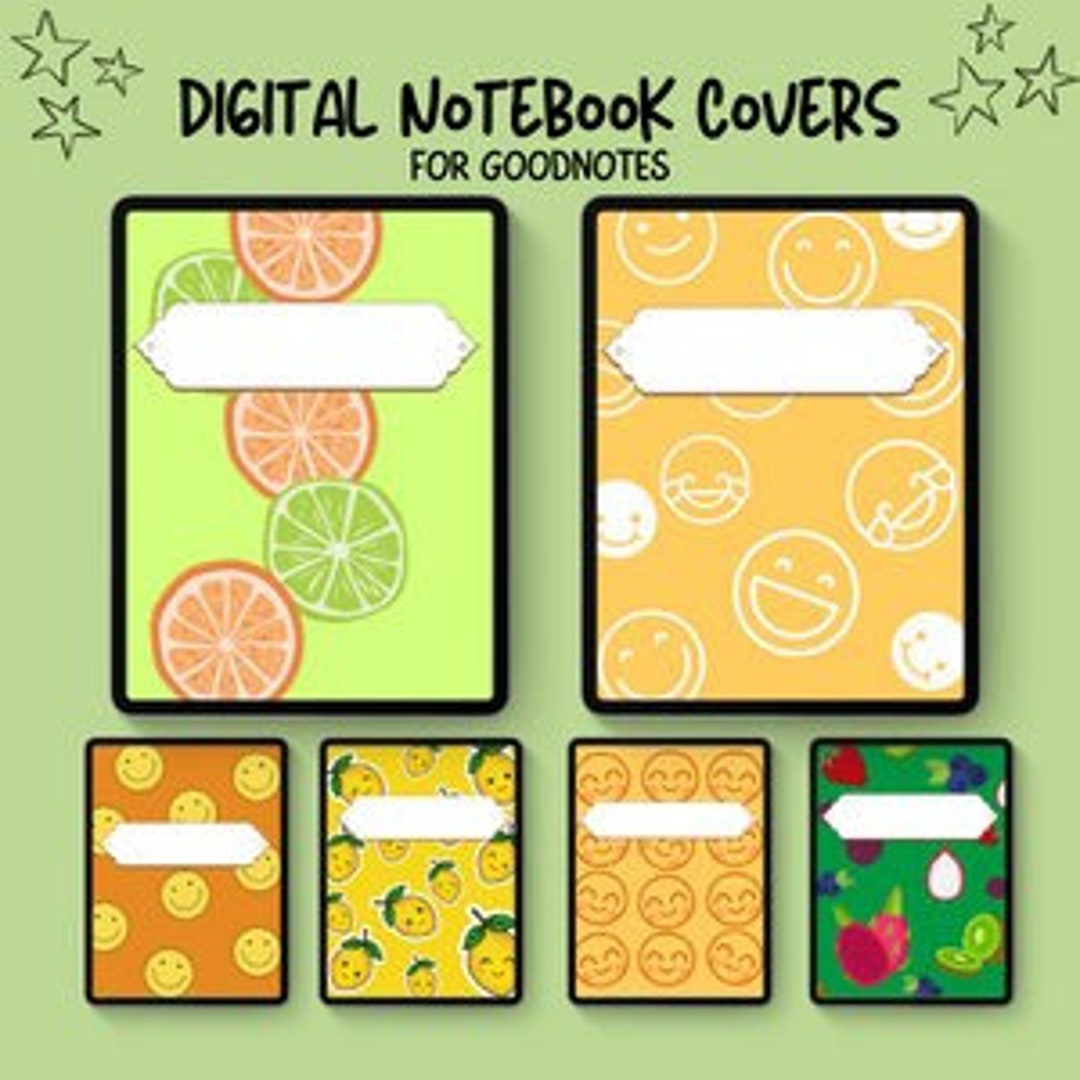 16 Colorful Goodnotes Notebook Covers Trendy Digital Notebook Designs