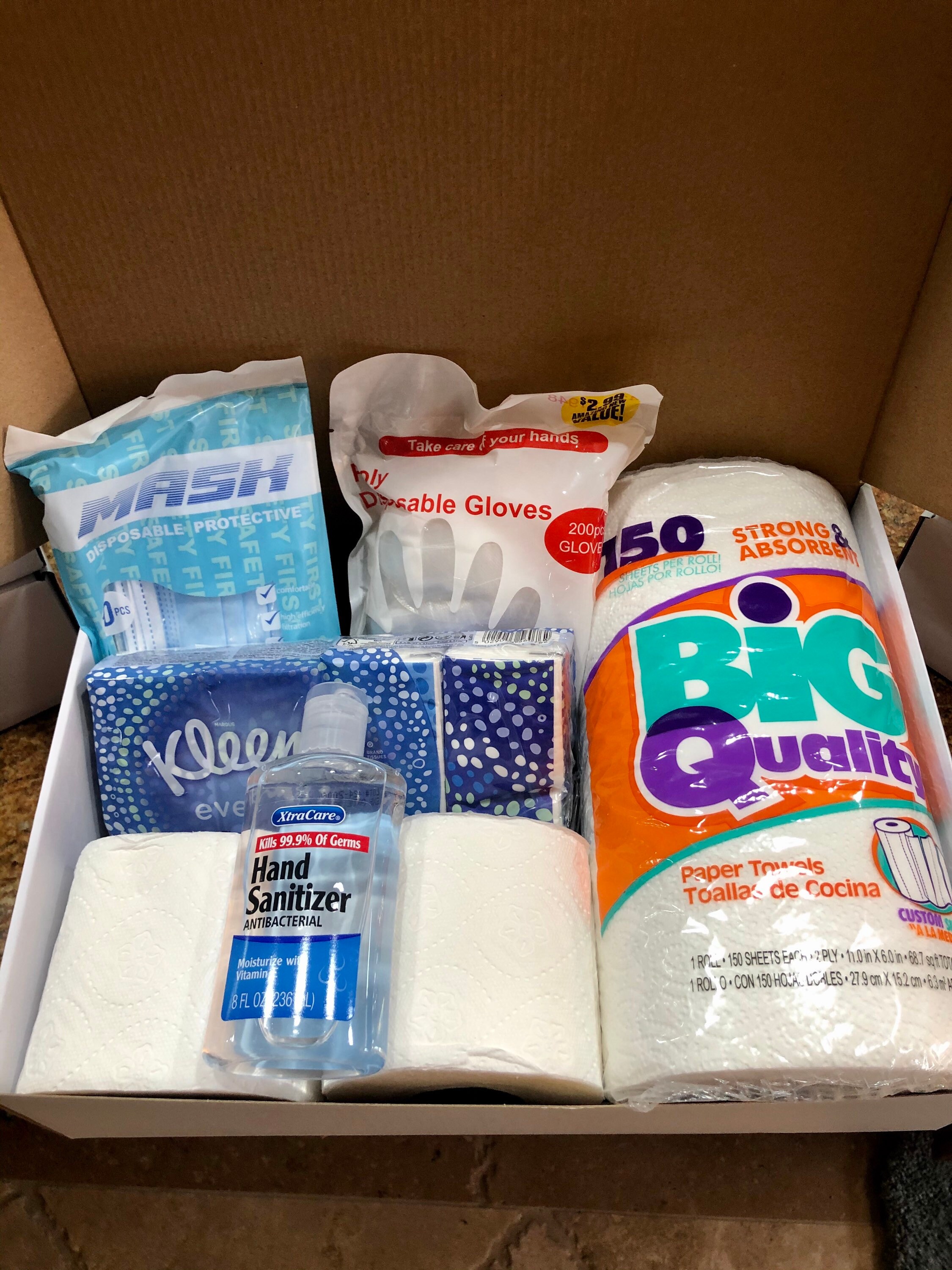 Covid care package Gift Box Quarantine set Etsy