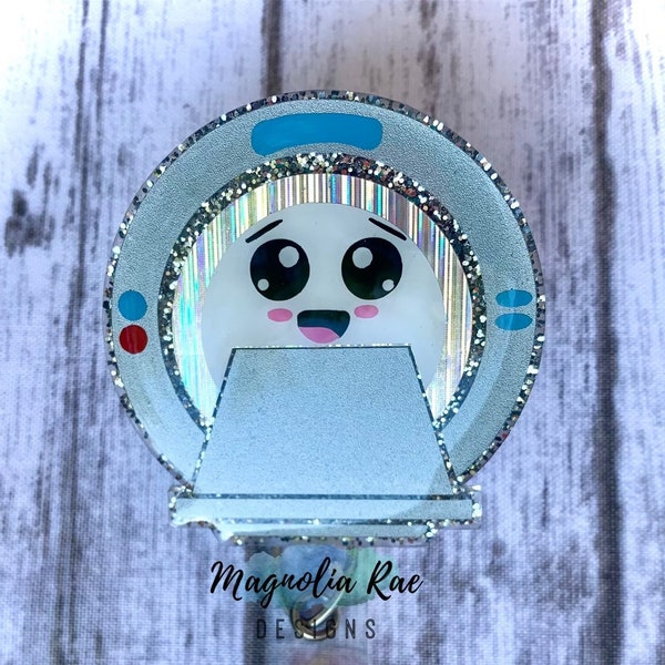 MRI Tech Badge Reel - MRI Gift Medical Badge Holder - Radiology Badge Reel