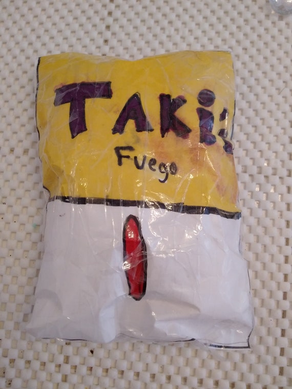Takis fuego chip bag Paper squishy bigger size 4 x 6 inches Etsy