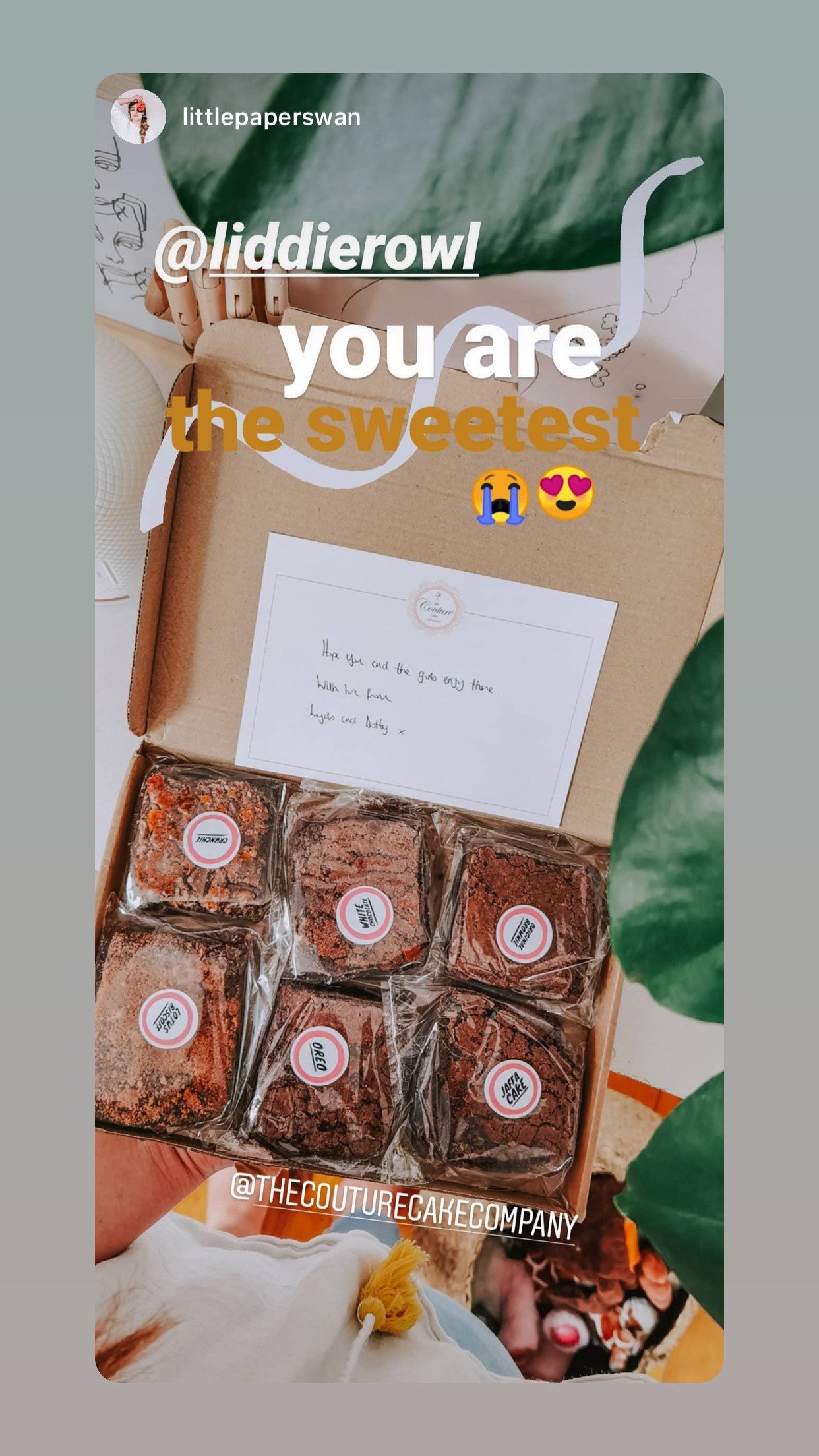 Letterbox Brownies 6 flavours Etsy