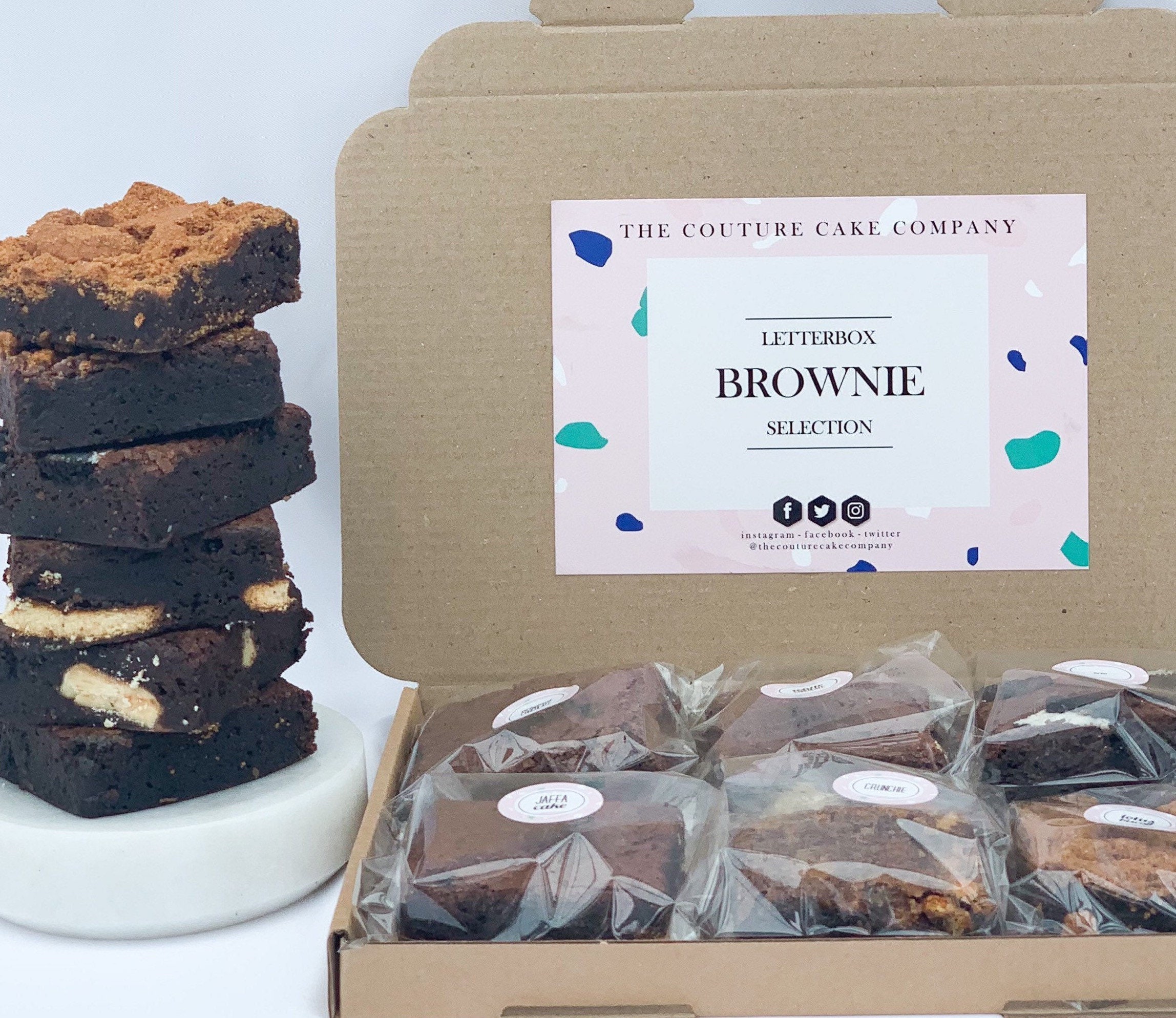Brownie Box 6 Flavours Etsy UK