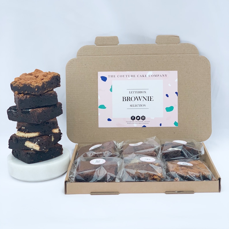 Letterbox Brownies  - 6 flavours