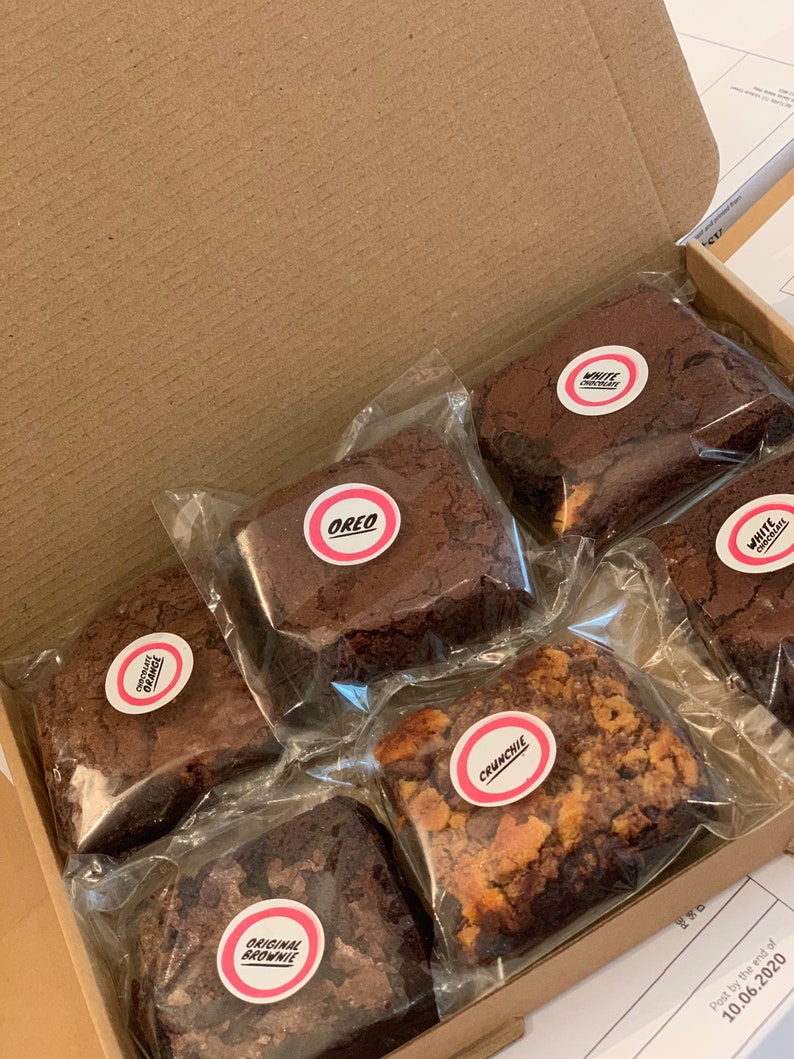 Letterbox Brownies 6 flavours Etsy