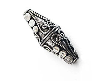 Solid 925 Sterling Silver Ring Natural Indonesian Fossil Coral Handmade Jewelry Size 12.5