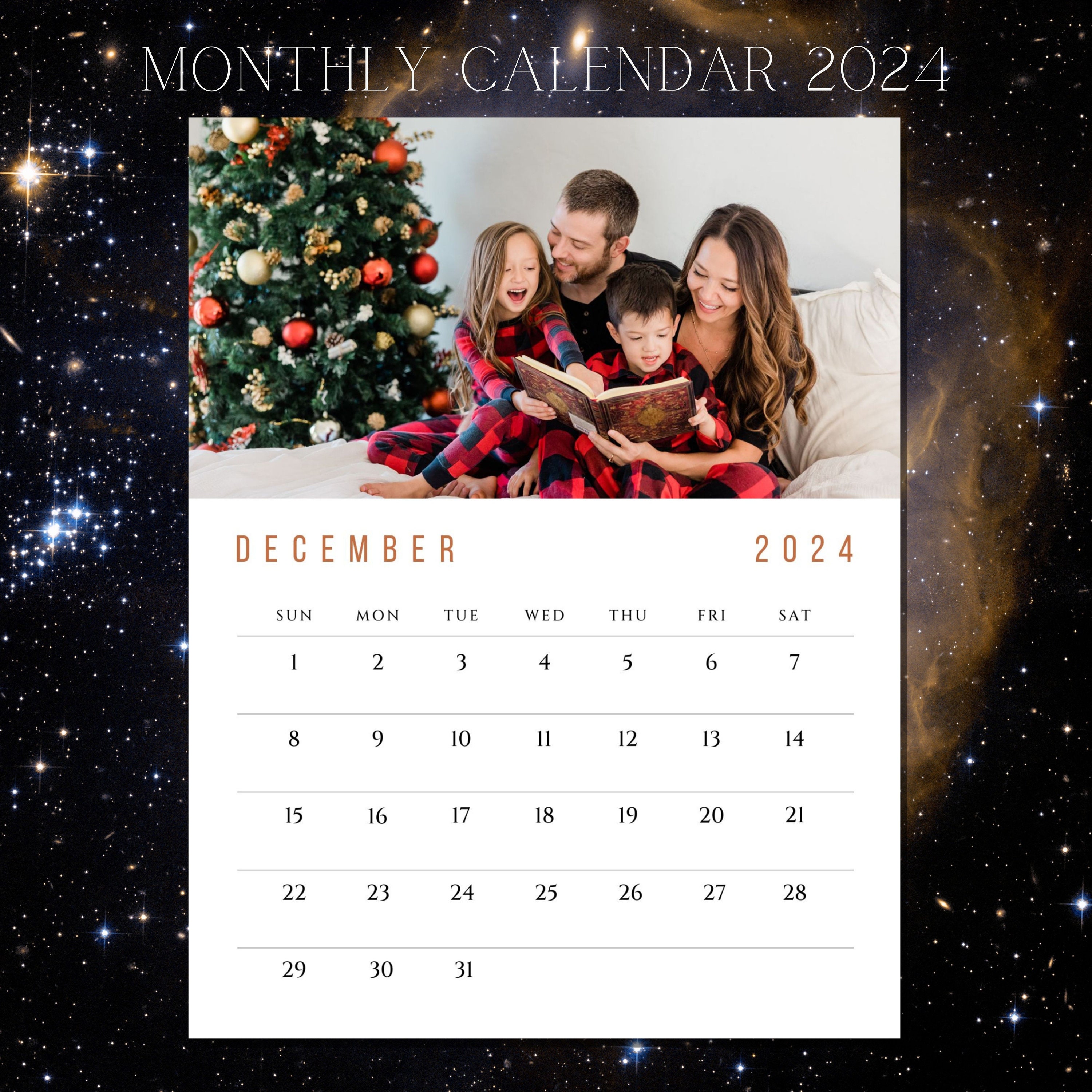 Printable Photo Calendar 2024