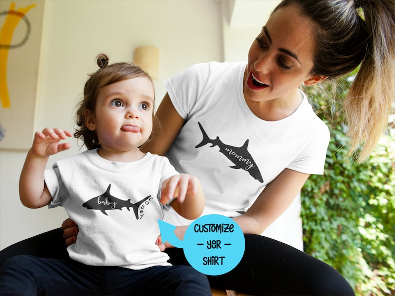 Coming Home Boy Girl Infant Matching Family Tee Shirts Newborn Fall Shower Gift For New Mom Cute Baby Shark Onesie Mommy And Me Outfits