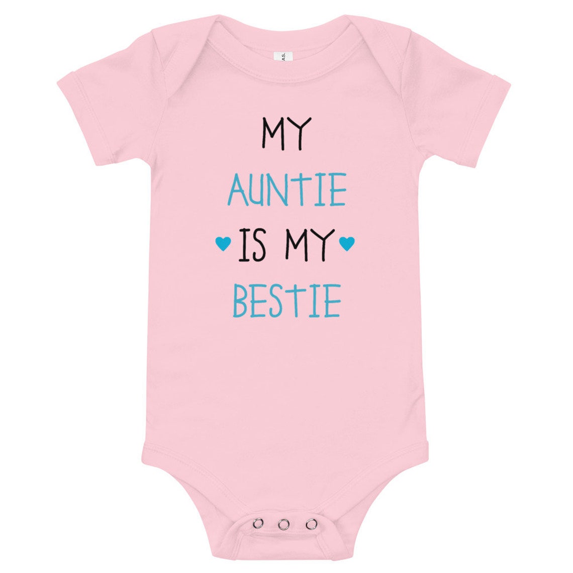 My Auntie Is My Bestie Onesie Cool Aunt Baby Bodysuit Baby | Etsy