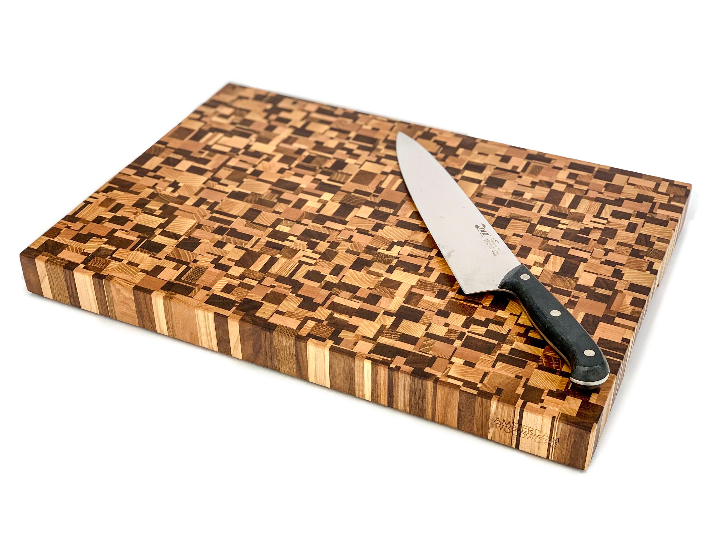 Chaotic End Grain Cutting Board with Wood Conditioner Etsy