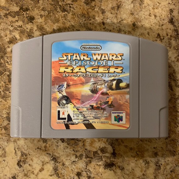 N64 Star Wars Episode I Racer スターウォーズエピソード１ レーサー Japanese Etsy