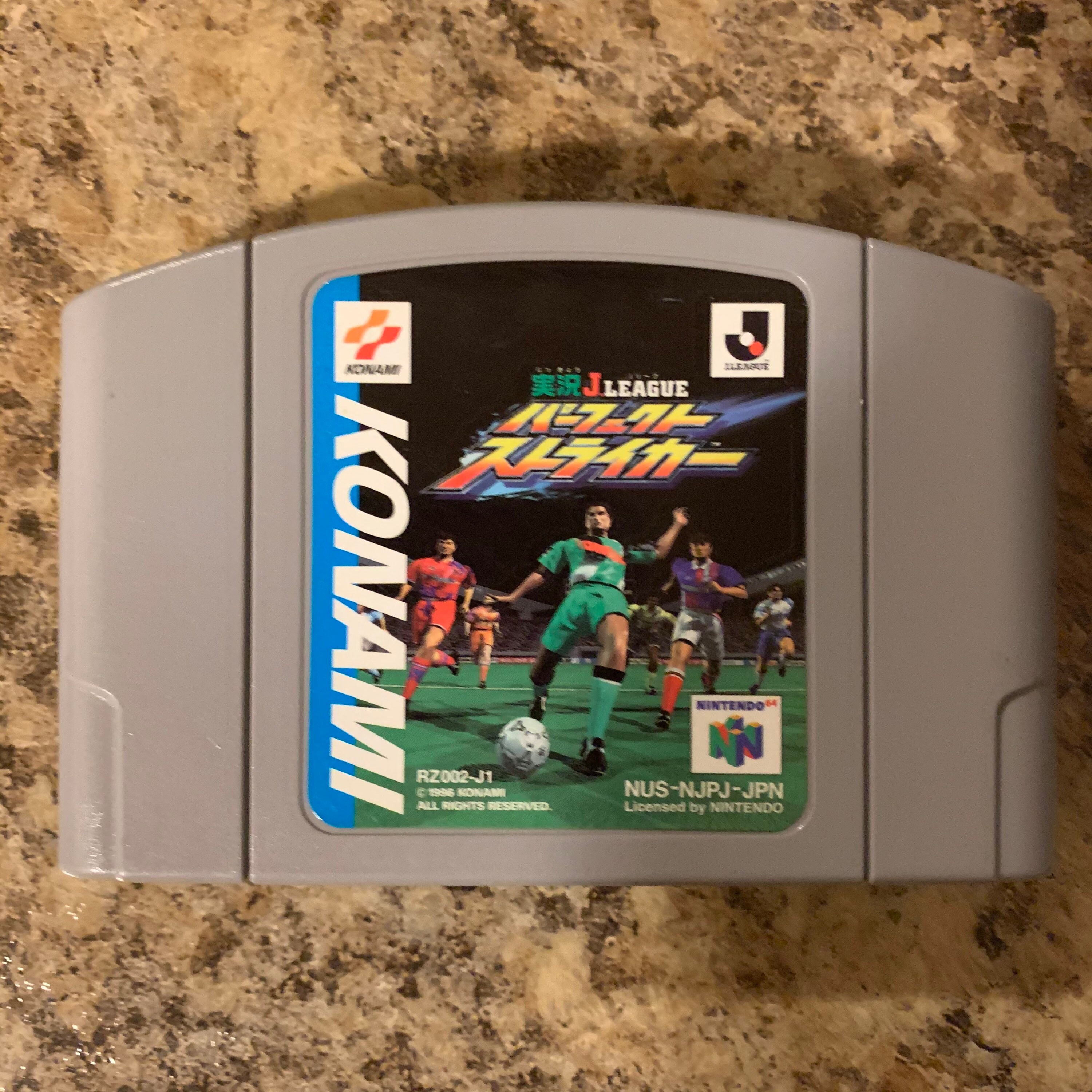 N64 Jikkyou J League Perfect Striker International Superstar Soccer 64 実況 jリーグ パーフェクトストライカー Japanese Nintendo 64 N64 Jikkyou J League Perfect Striker International Superstar Soccer 64 実況 jリーグ パーフェクトストライカー Japanese Nintendo 64