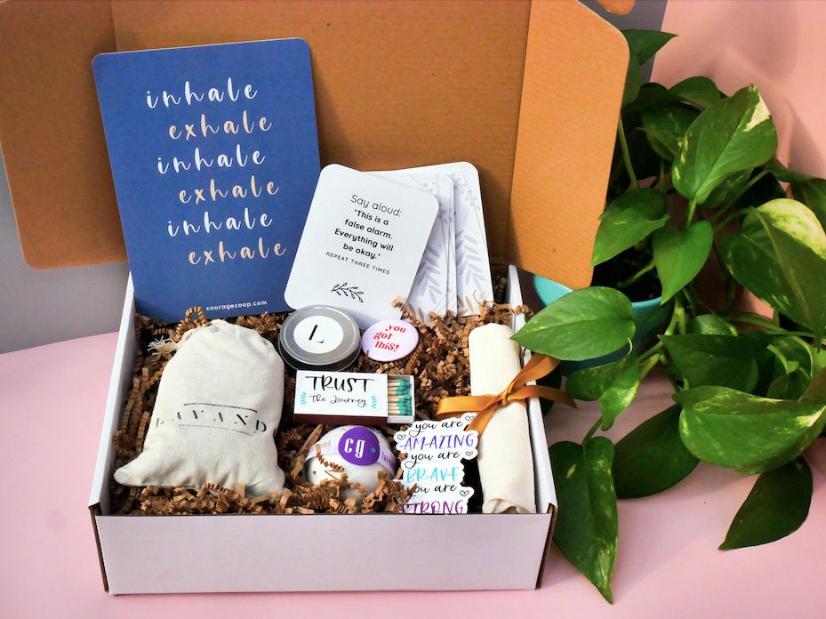 SelfCare Boxes & Mental Health Kits Cozy, Comforting Gifts
