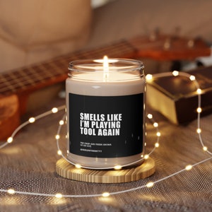 Ruikt alsof ik weer gereedschap speel | Gereedschapsband | Lateralus | Sojageurkaars, 9oz