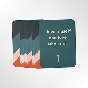 Affirmations d’amour de soi |  Affirmations en santé mentale | Cartes apaisantes | Pleine conscience | Relaxation Affirmations