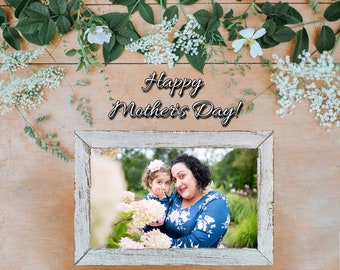 INSTANT DOWNLOAD - Mother's Day Frame 5x7, Composite, Digital, Photoshop, Mother's Day, Happy Mother's Day, Mom, Gift for Mom, Heart, Love