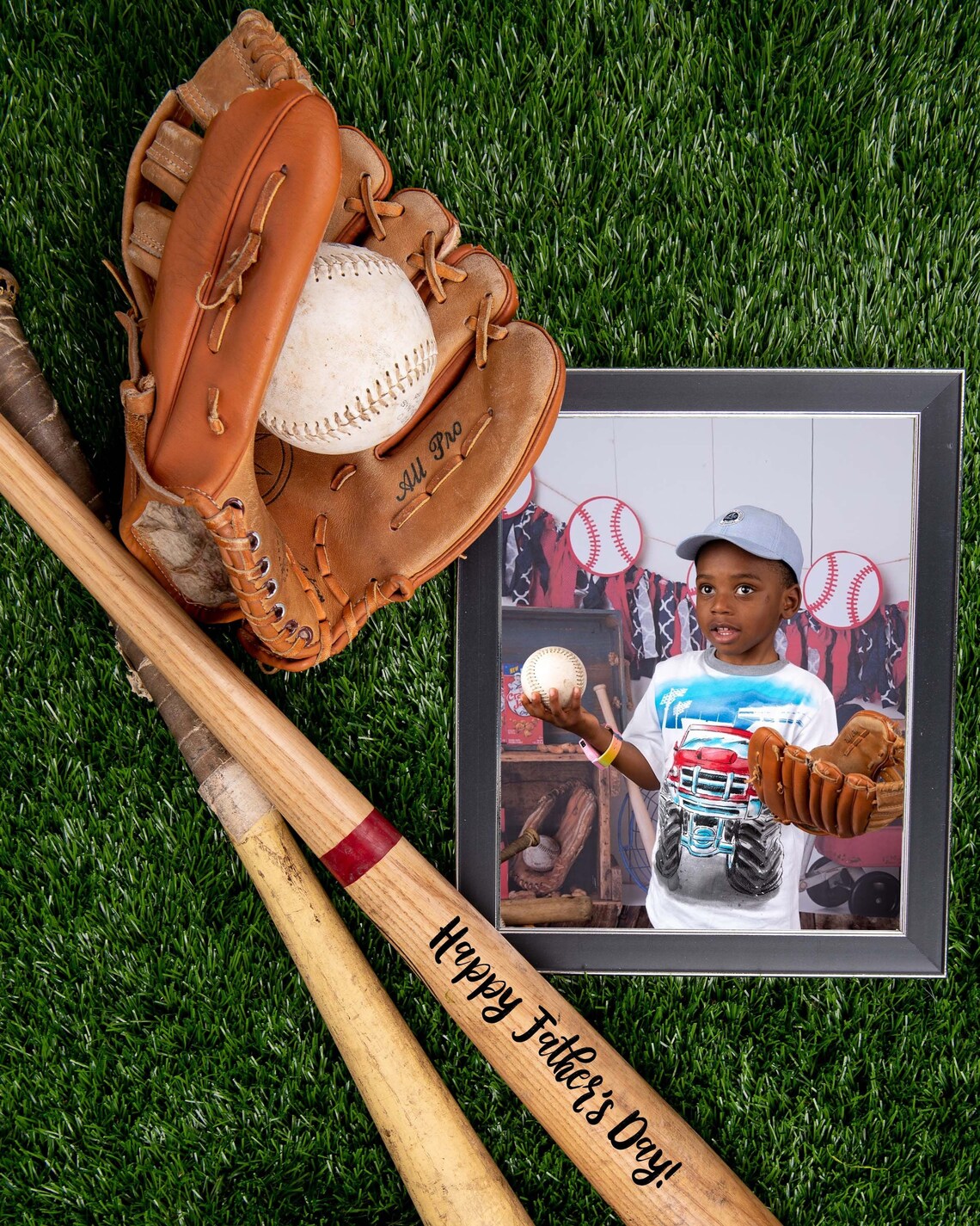 INSTANT DOWNLOAD Father's Day Baseball 8x10, PS Composite, Digital
