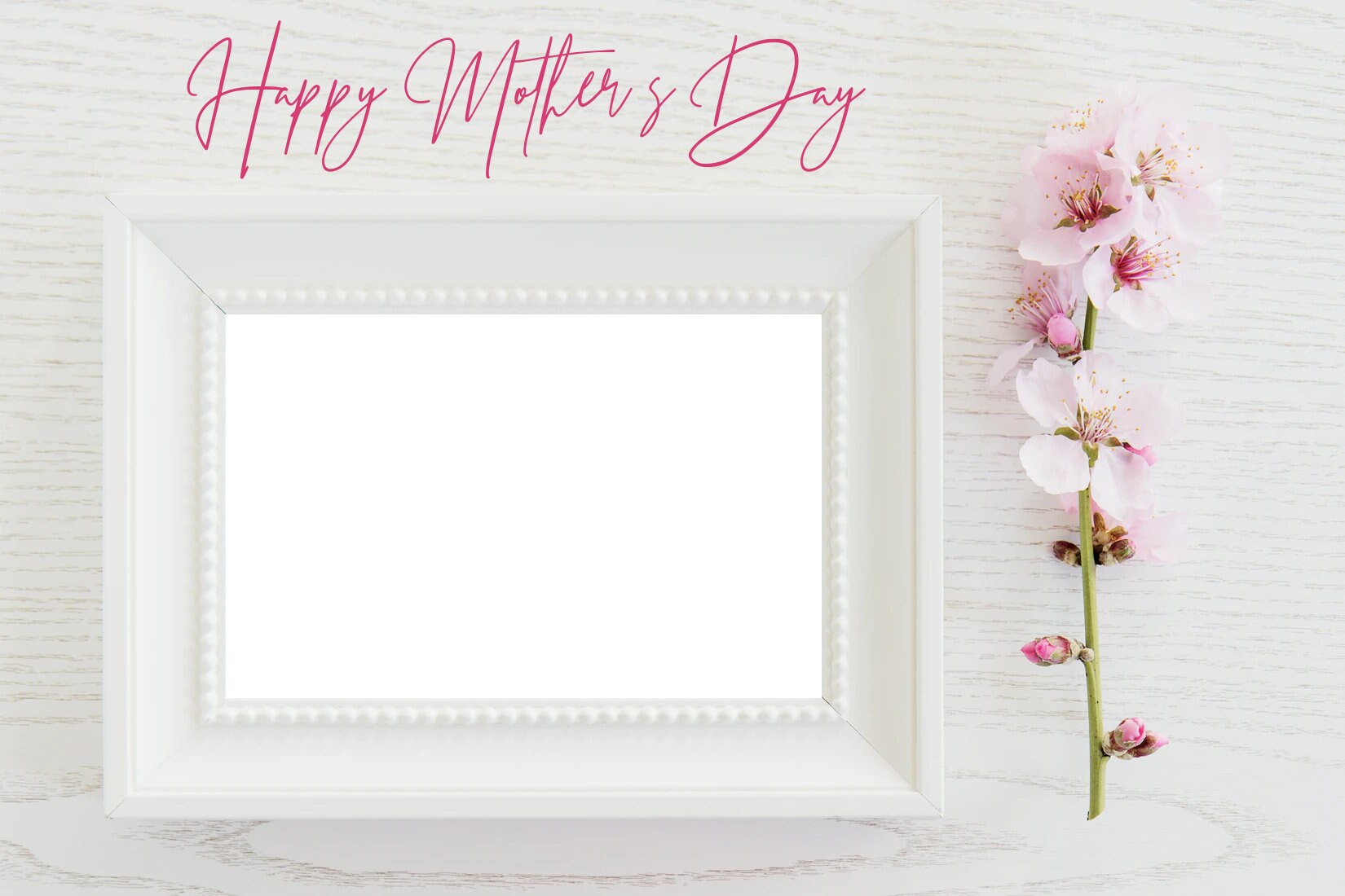INSTANT DOWNLOAD Mother's Day Simple Frame 8x10, Composite, Digital