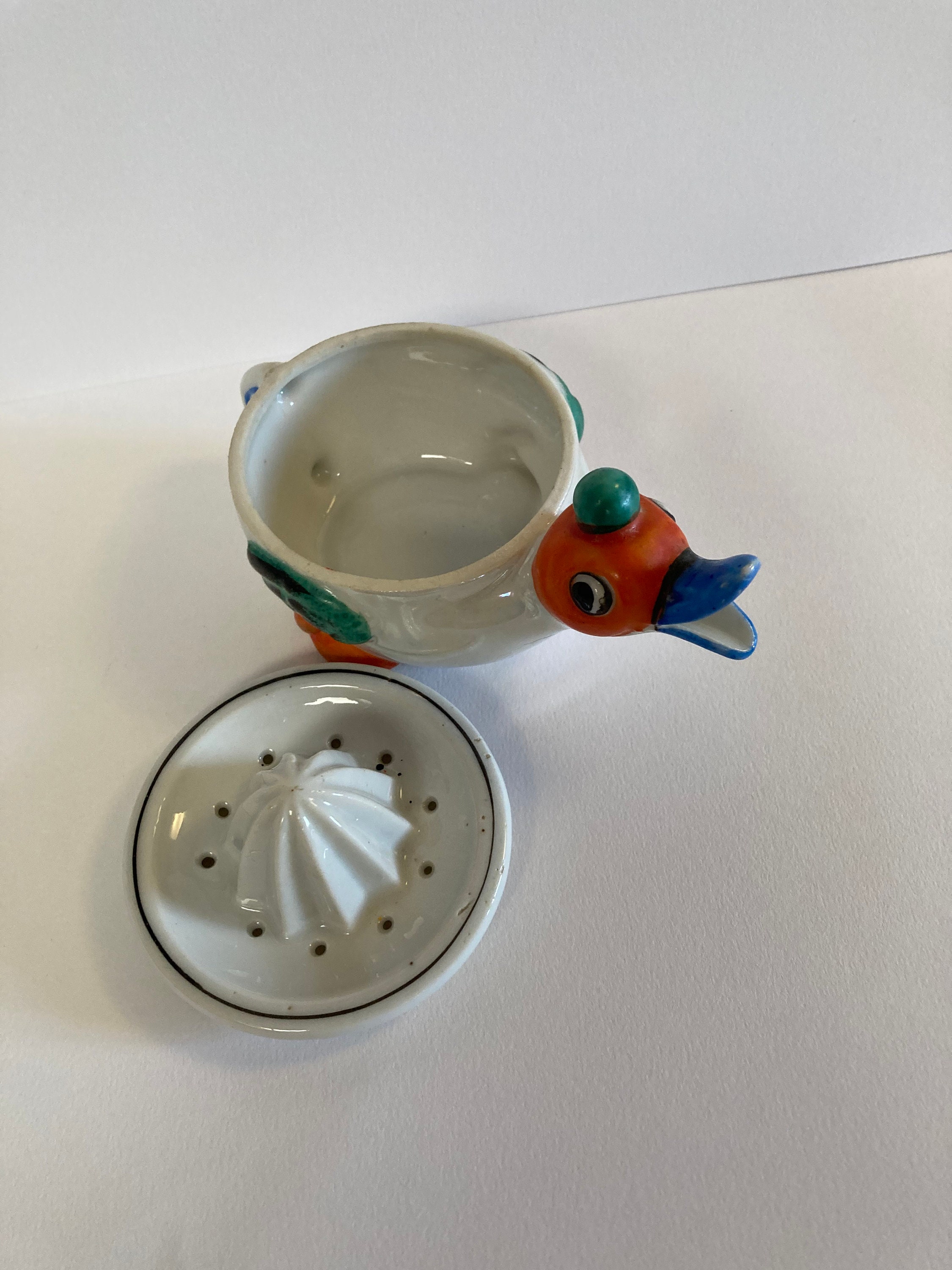 1930s Vintage Duck Porcelain Juicer Marutomoware Made in Japan Etsy