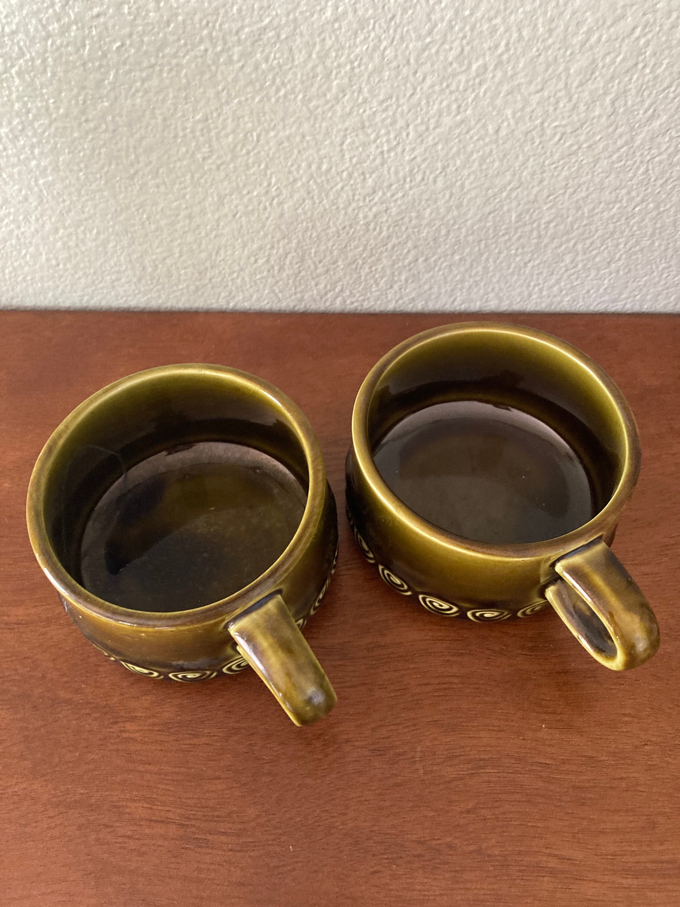 Vintage 1970s Ceramic Japan Soup Mugs Bowls Coffee Cups Etsy