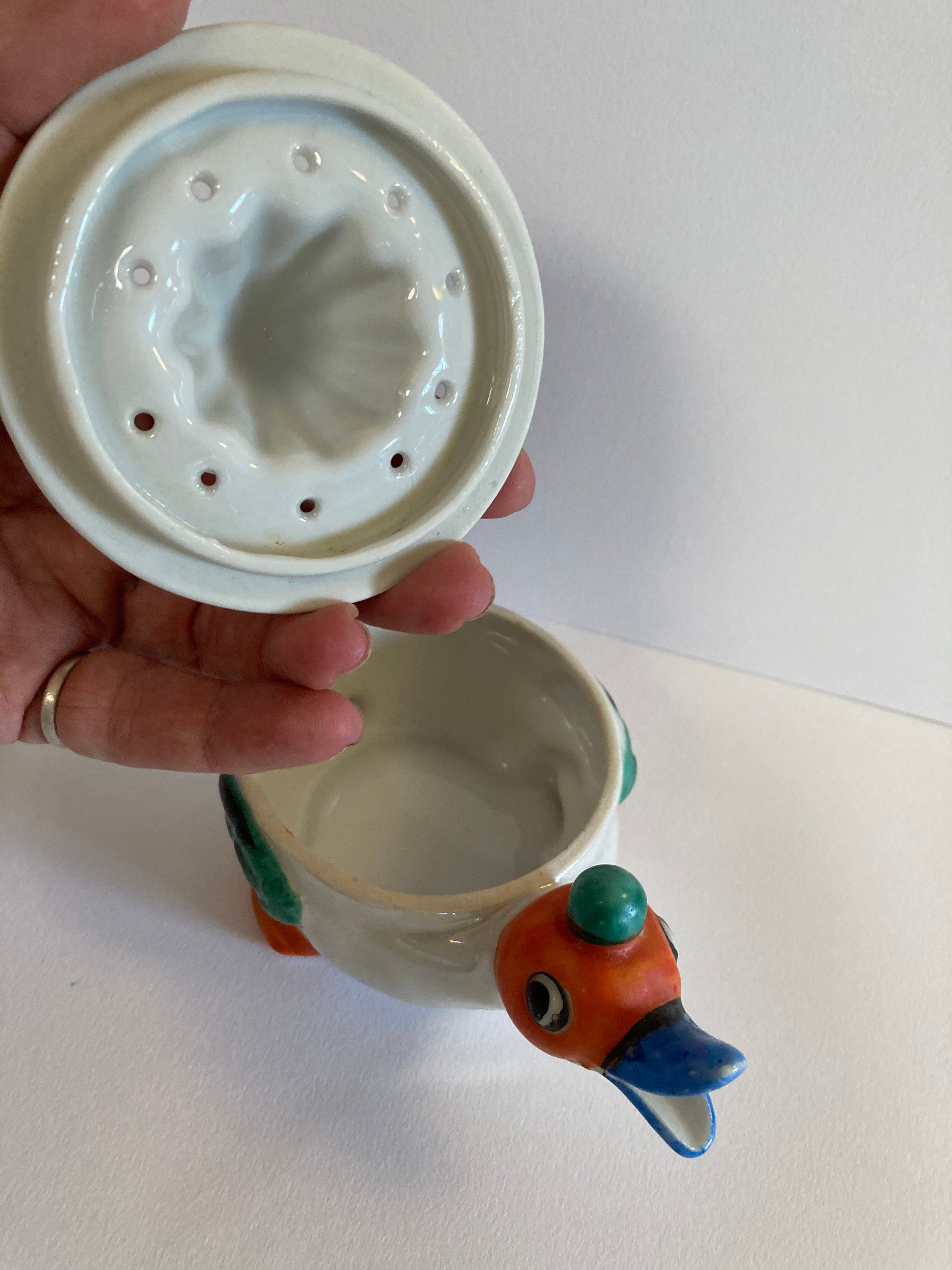 1930s Vintage Duck Porcelain Juicer Marutomoware Made in Japan Etsy