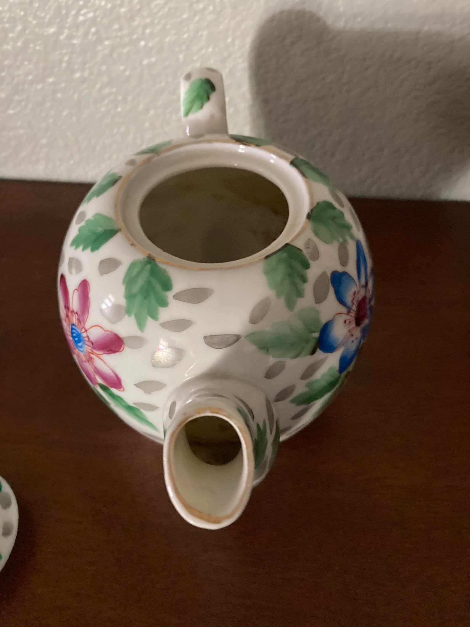 Beautiful Porcelain Occupied Japan Made Tea Pot 1940s Cherry Etsy