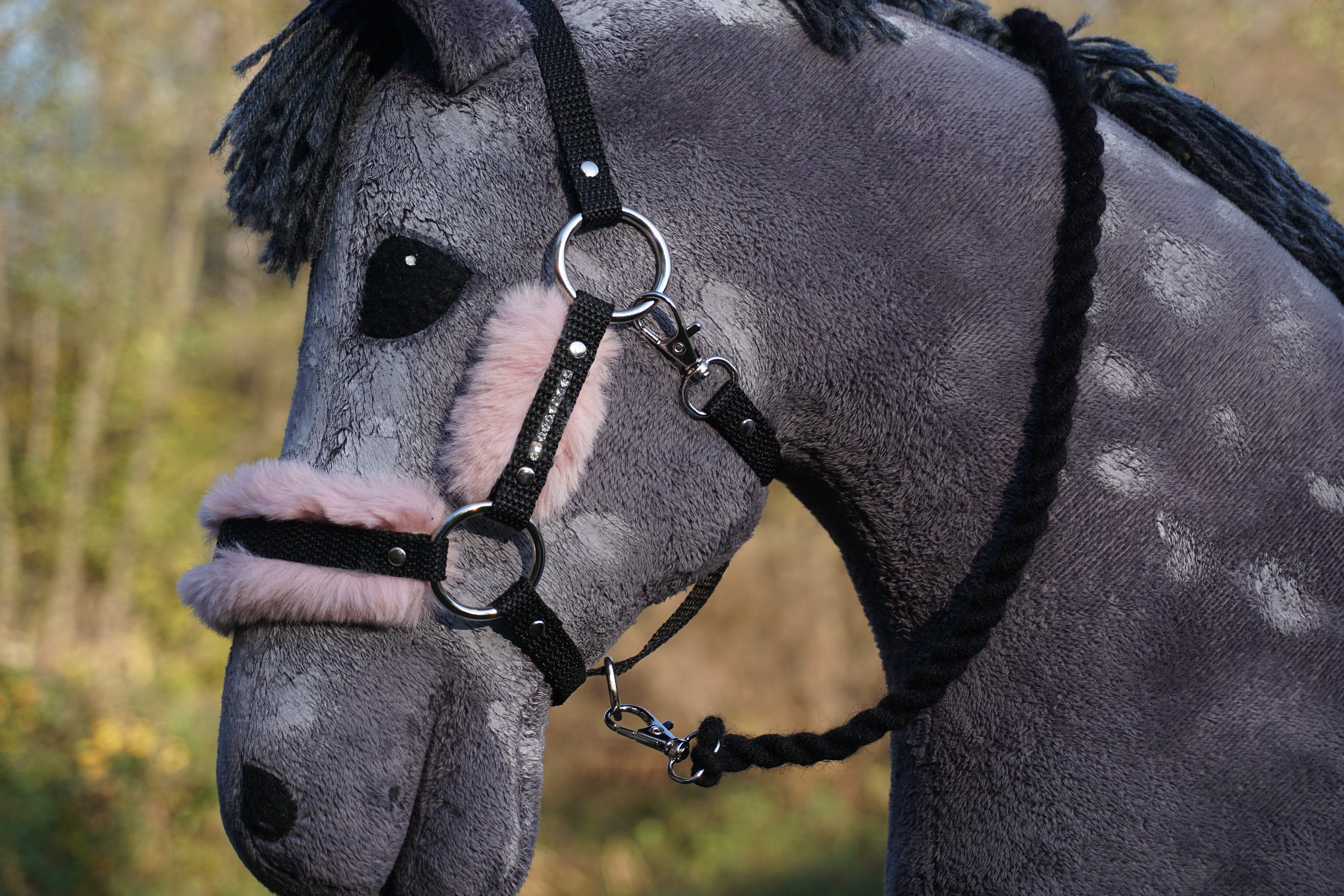 Cordino Per Cavallo TGW RIDING - Guinzaglio Elegante Per Pony, Asini, Capre, Con Clip Argento O Rosegold - Foto 12