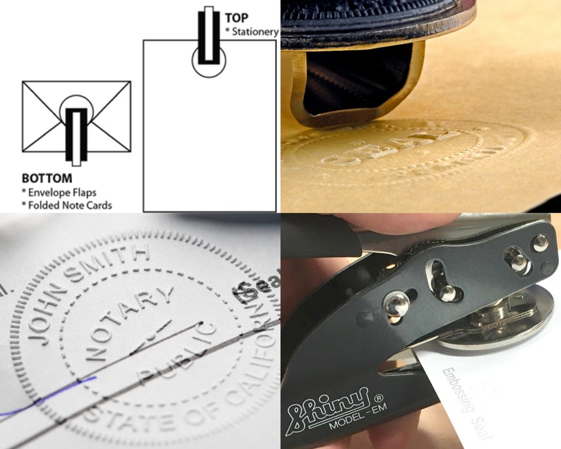 From the Library of Embosser Custom Embosser Stamp Book Etsy UK