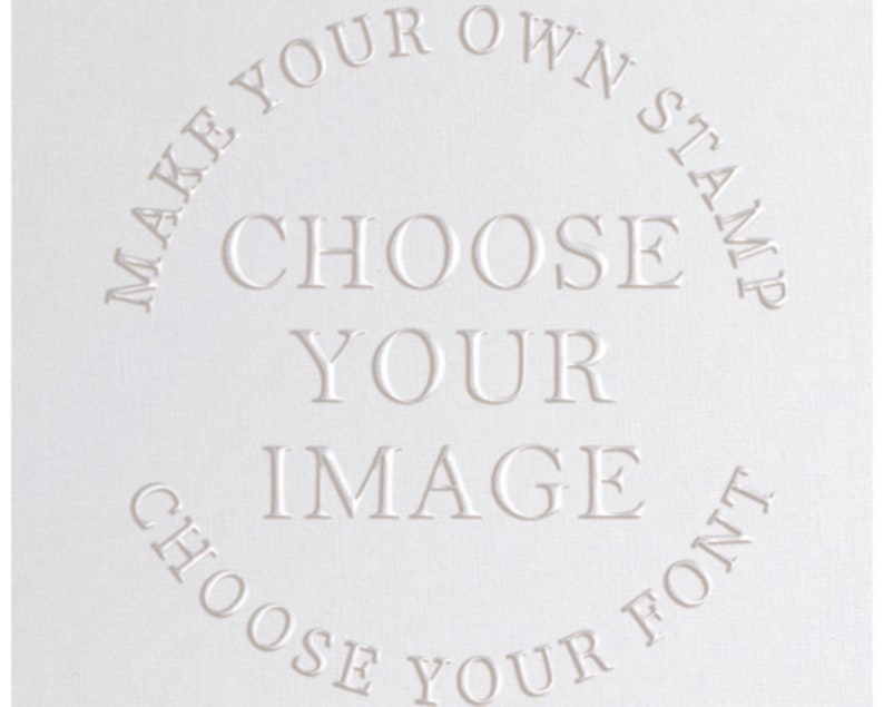 From the Library of Embosser Custom Embosser Stamp Book Etsy UK