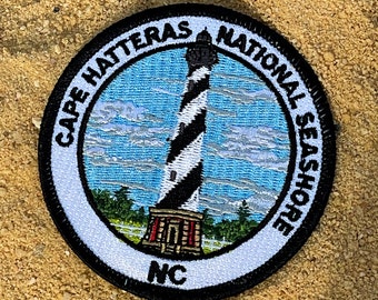 Cape Hatteras Embroidered Iron On Patch