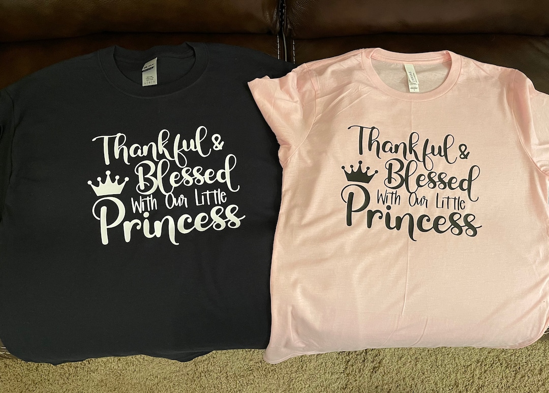 Thankful & Blessed With Our Little Princess (svg, Png, Eps, Tiff) - Etsy