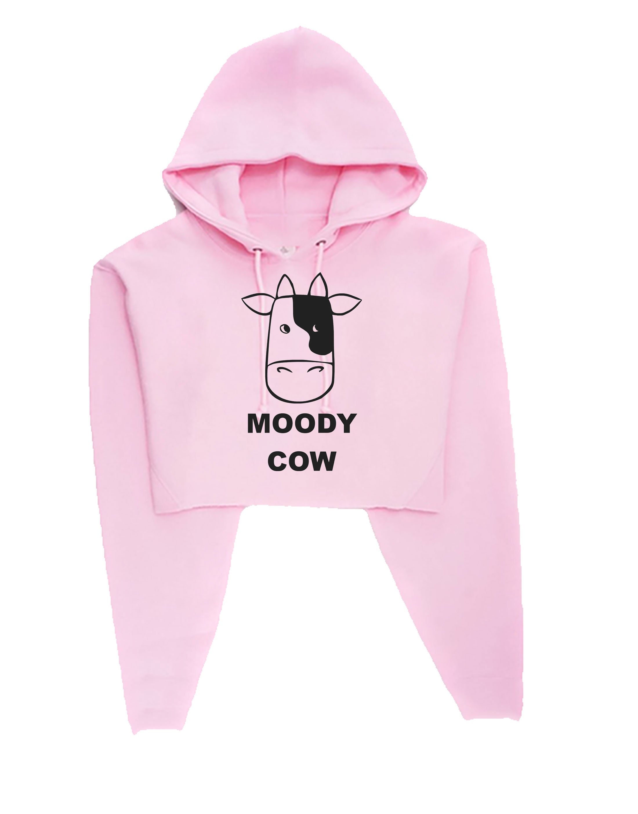 moody hoodie cow