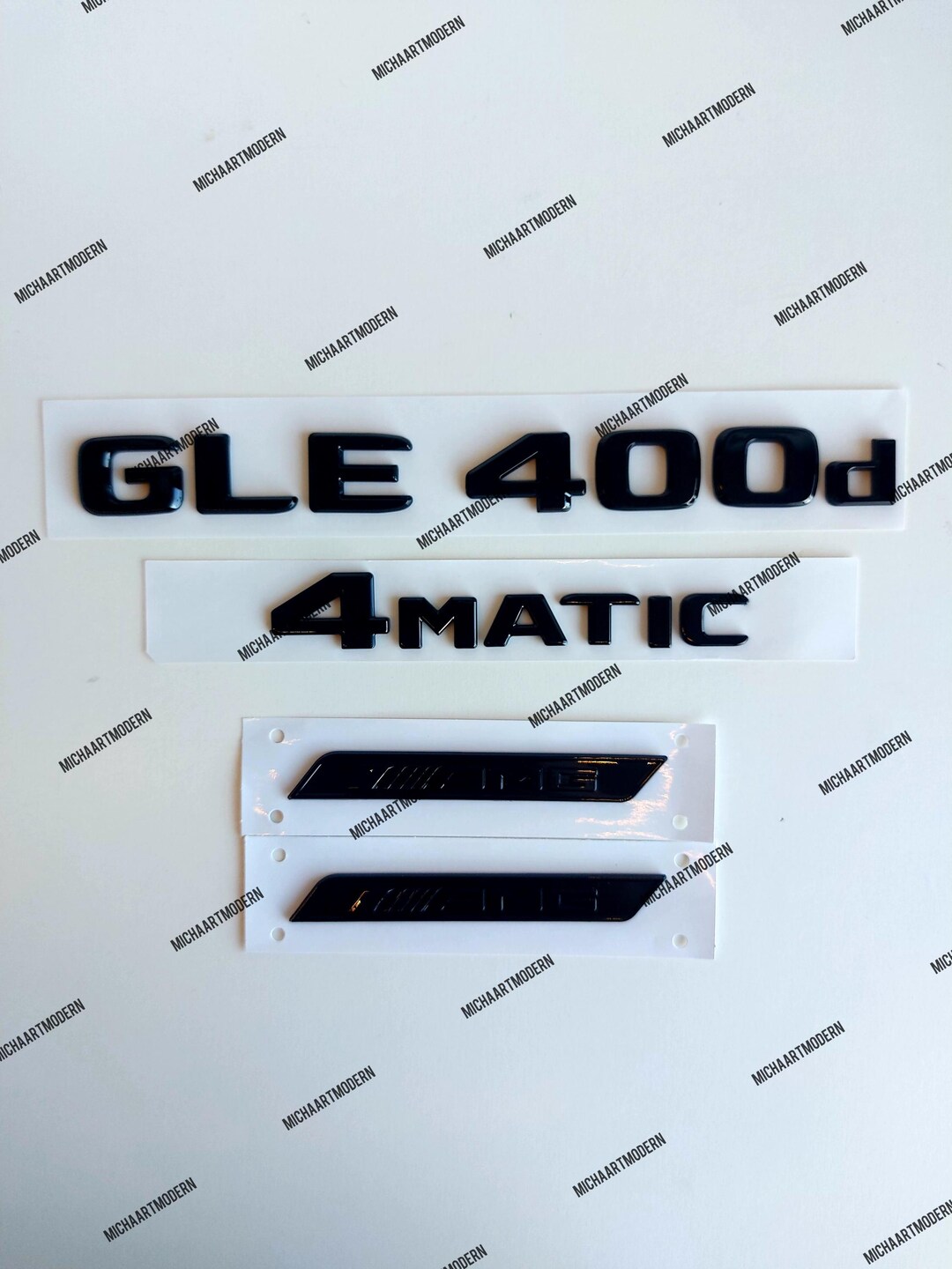 GLE 300d, GLE 400d 4matic AMG Set for Mercedes Benz - Emblem, 4 Matic ...
