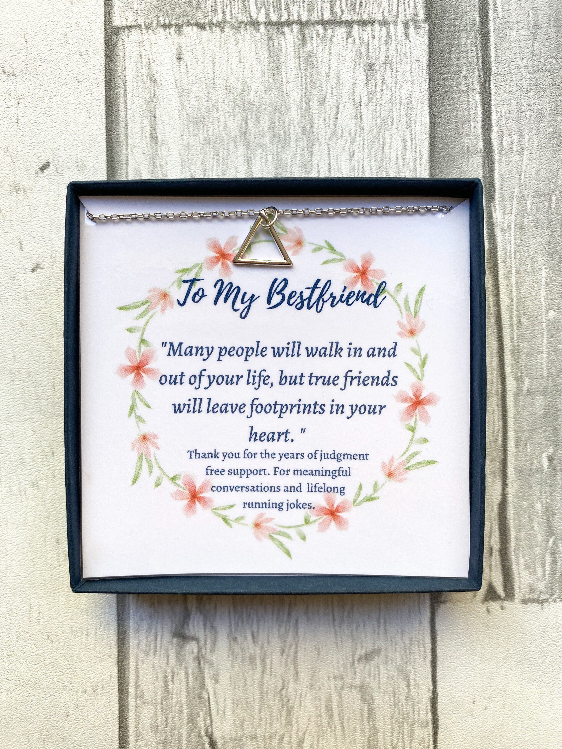 Best Friend Thank You Gift/Friend appreciation/Inspirational Etsy