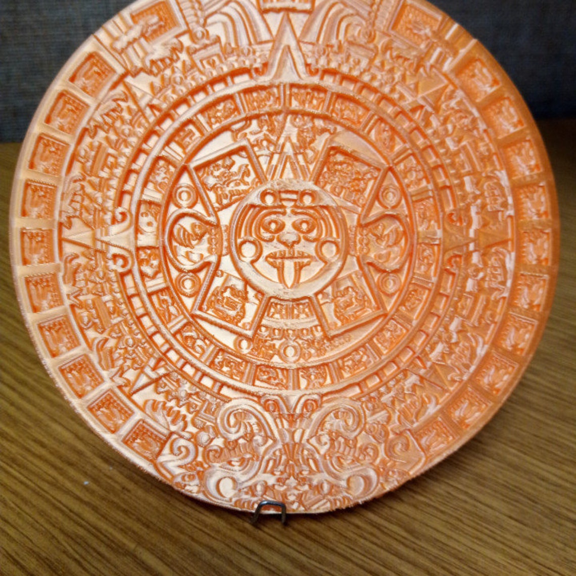 Aztec Calendar Sun Stone Scaled 100 Accurate Model Etsy