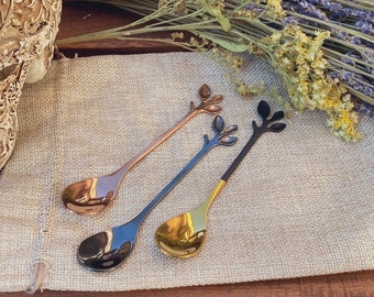 Woodland Inspired Tea Spoons | Herb Spoons | Altar Tools