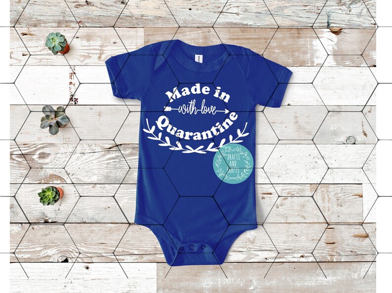 Download Made in quarantine with love baby announcement quarantine ...