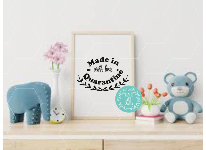 Download Made in quarantine with love baby announcement quarantine baby | Etsy