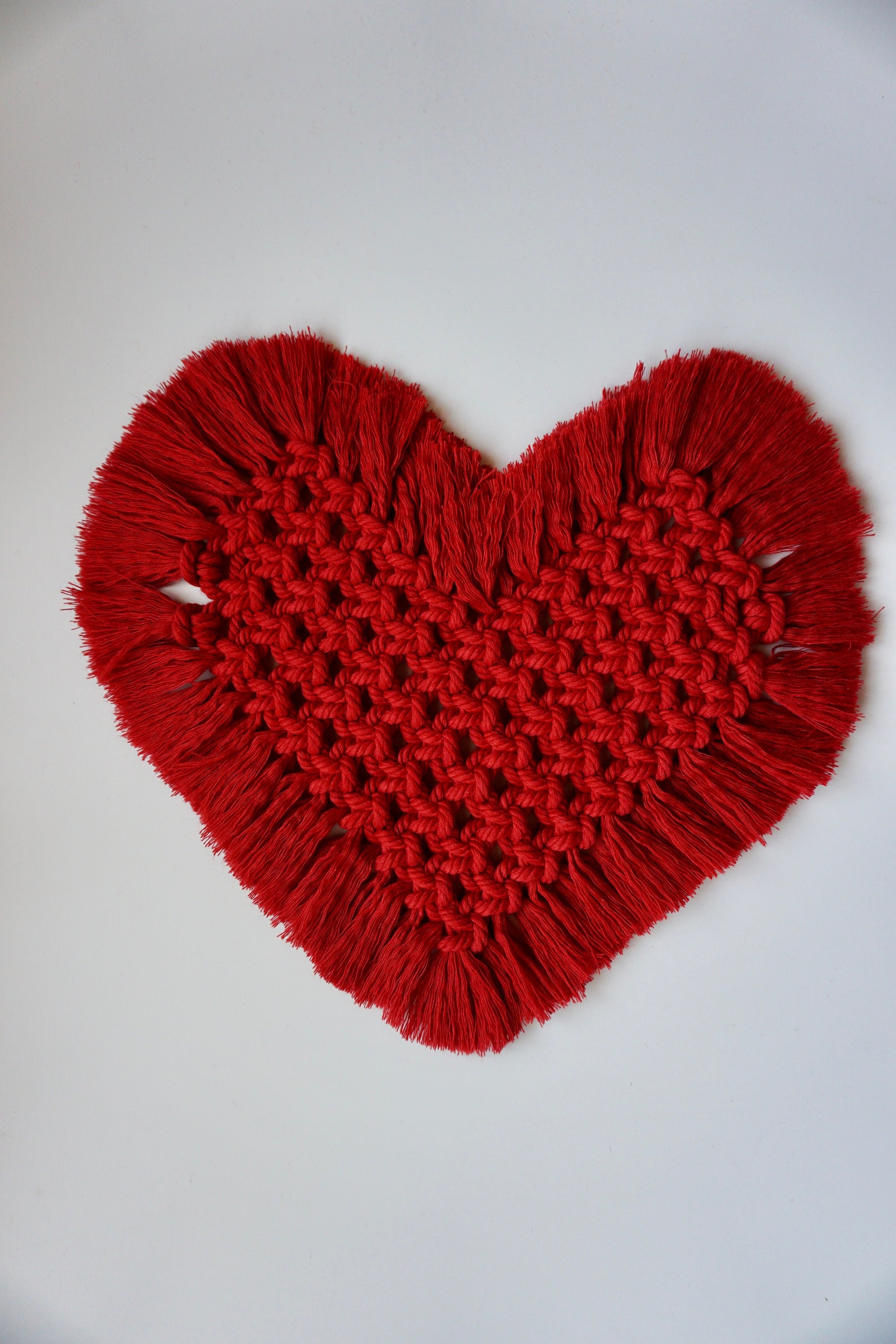 DIY Love Heart Macrame Keychain Kit 