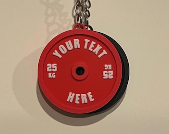 Personalisierte anhebende Schlüsselanhänger