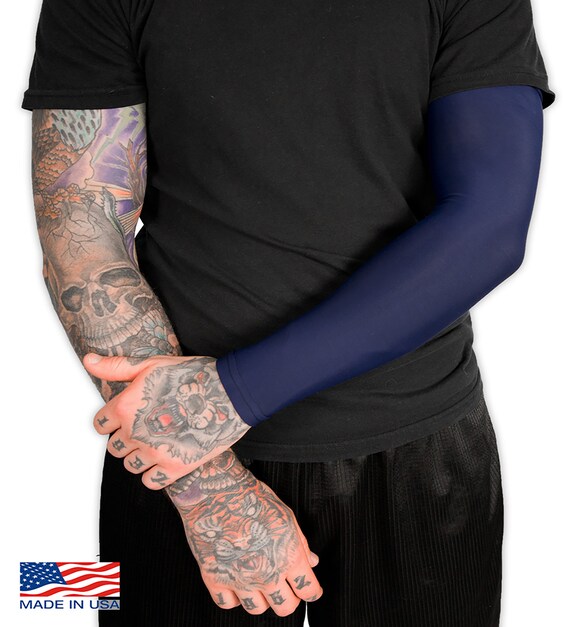 Tattoo Cover Up Compression Arm Sleeve In 6 Color Tones 5 Sizes