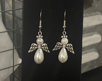 Pendientes Ángel Perla