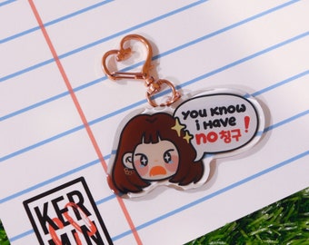 Business Proposal: You Know I Have NO CHINGU KDRAMA Epoxy Acrylic Keychain Charm