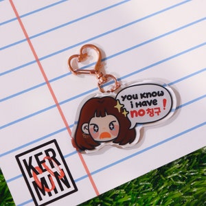 Business Proposal: You Know I Have NO CHINGU KDRAMA Epoxy Acrylic Keychain Charm