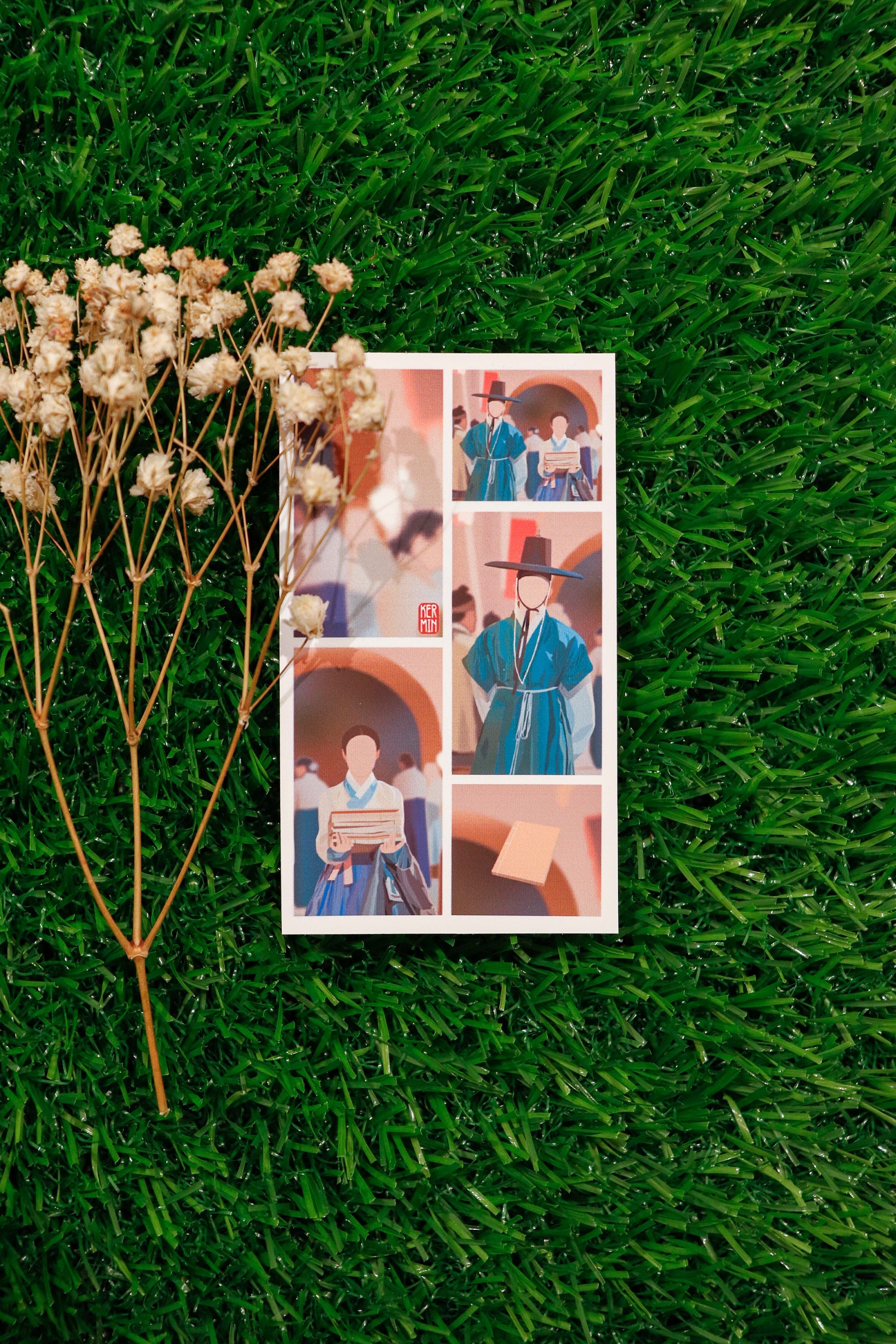 The Red Sleeve KDRAMA Sticker + Print