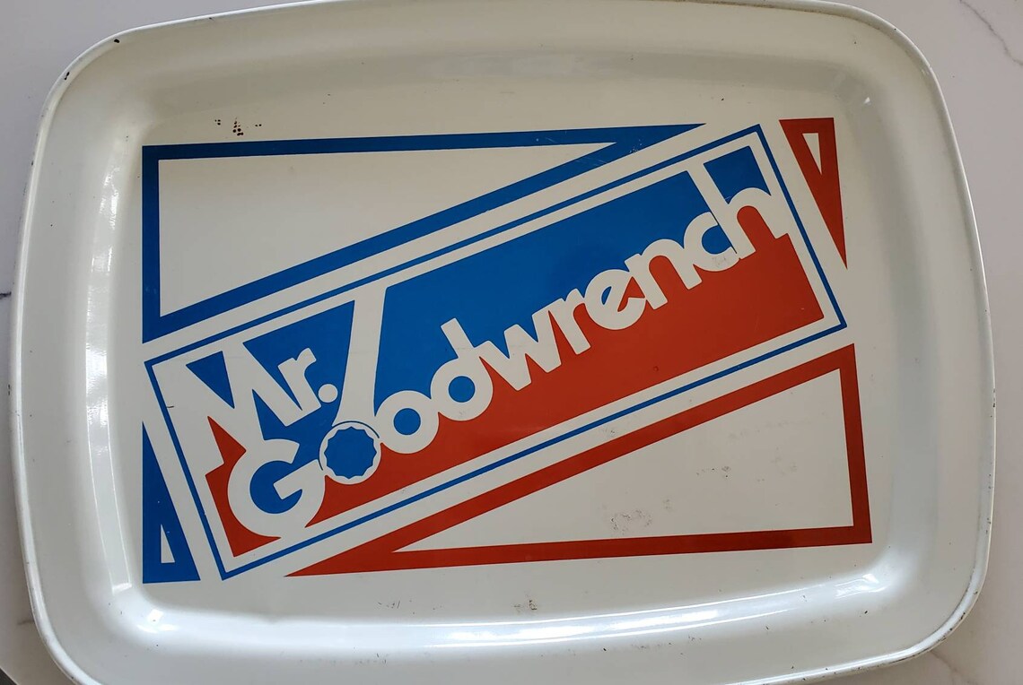 Vintage Mr Goodwrench Auto Service Metal Advertising Tray Etsy