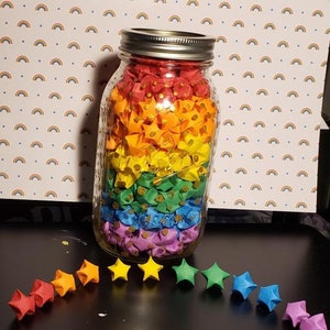 Gay Pride Jar of Stars