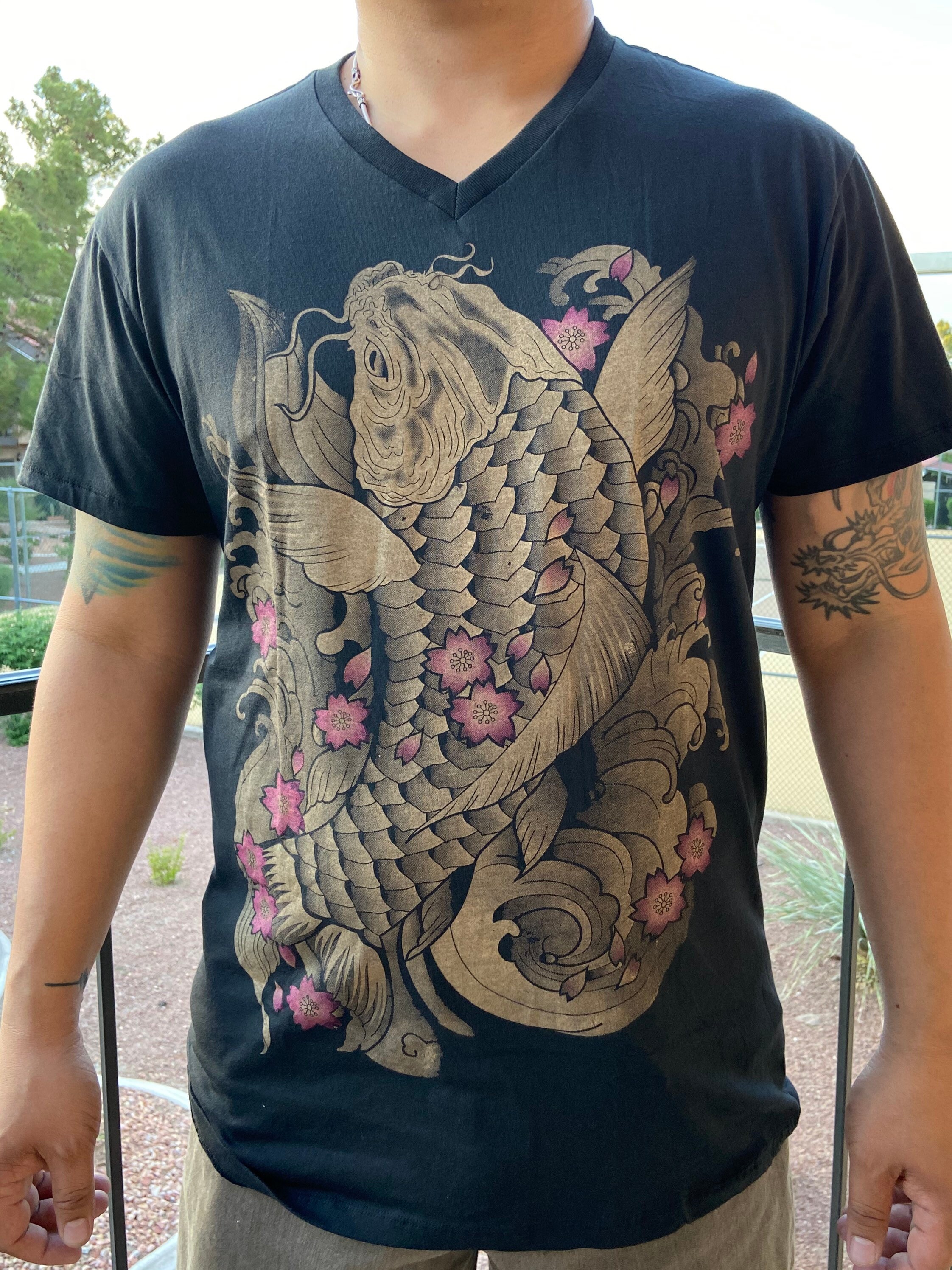 Japanische Traditionelle Irezumi Tattoo Art Koi Drache Etsy