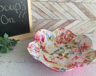 Floral Bowl Cozy: Quilted Microwave-Safe Soup Bowl